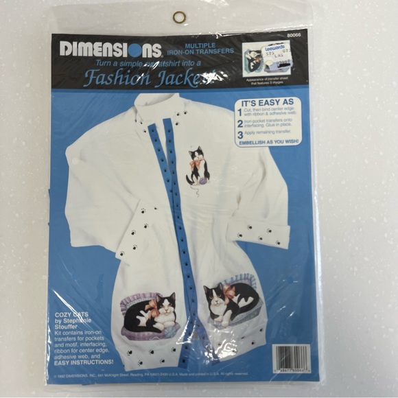 Cozy Cats vintage iron on transfers - Picture 3 of 13